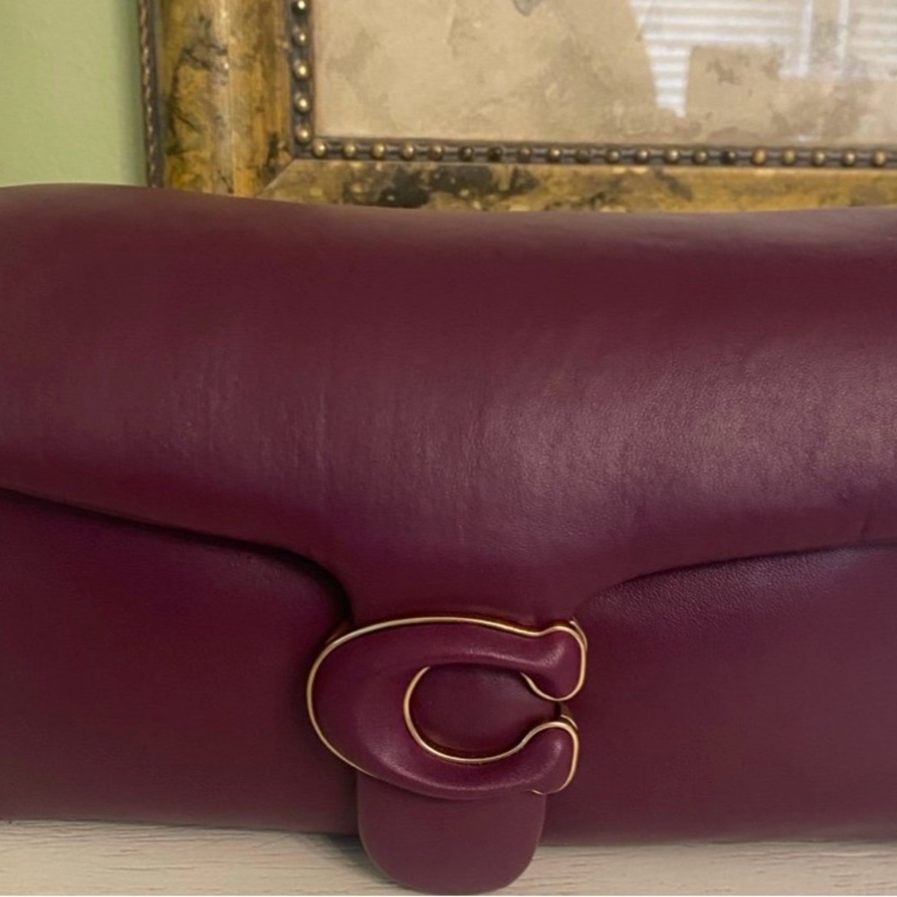 Coach Pillow Tabby 26 in Deep Berry